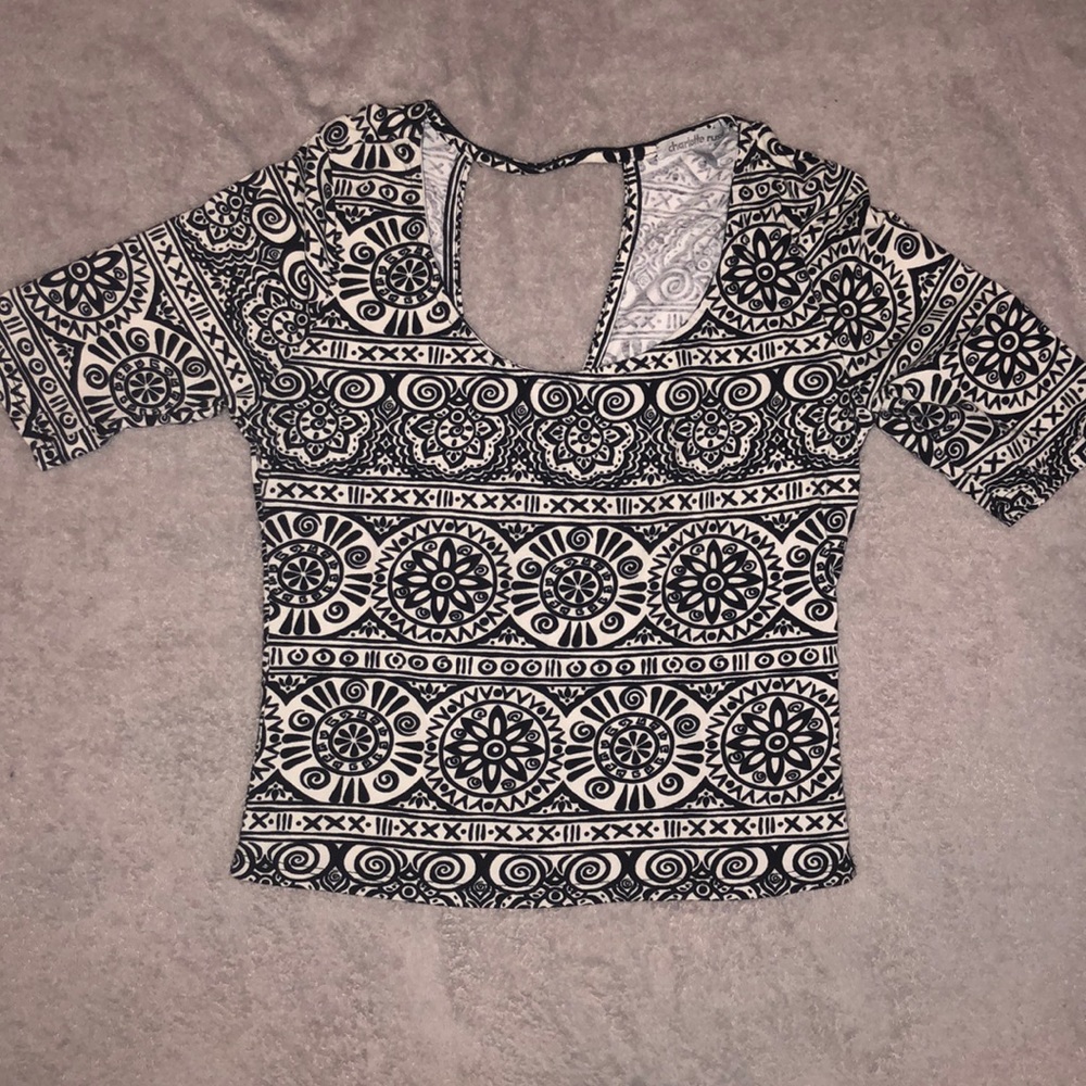 Charlotte Russe - cropped tee